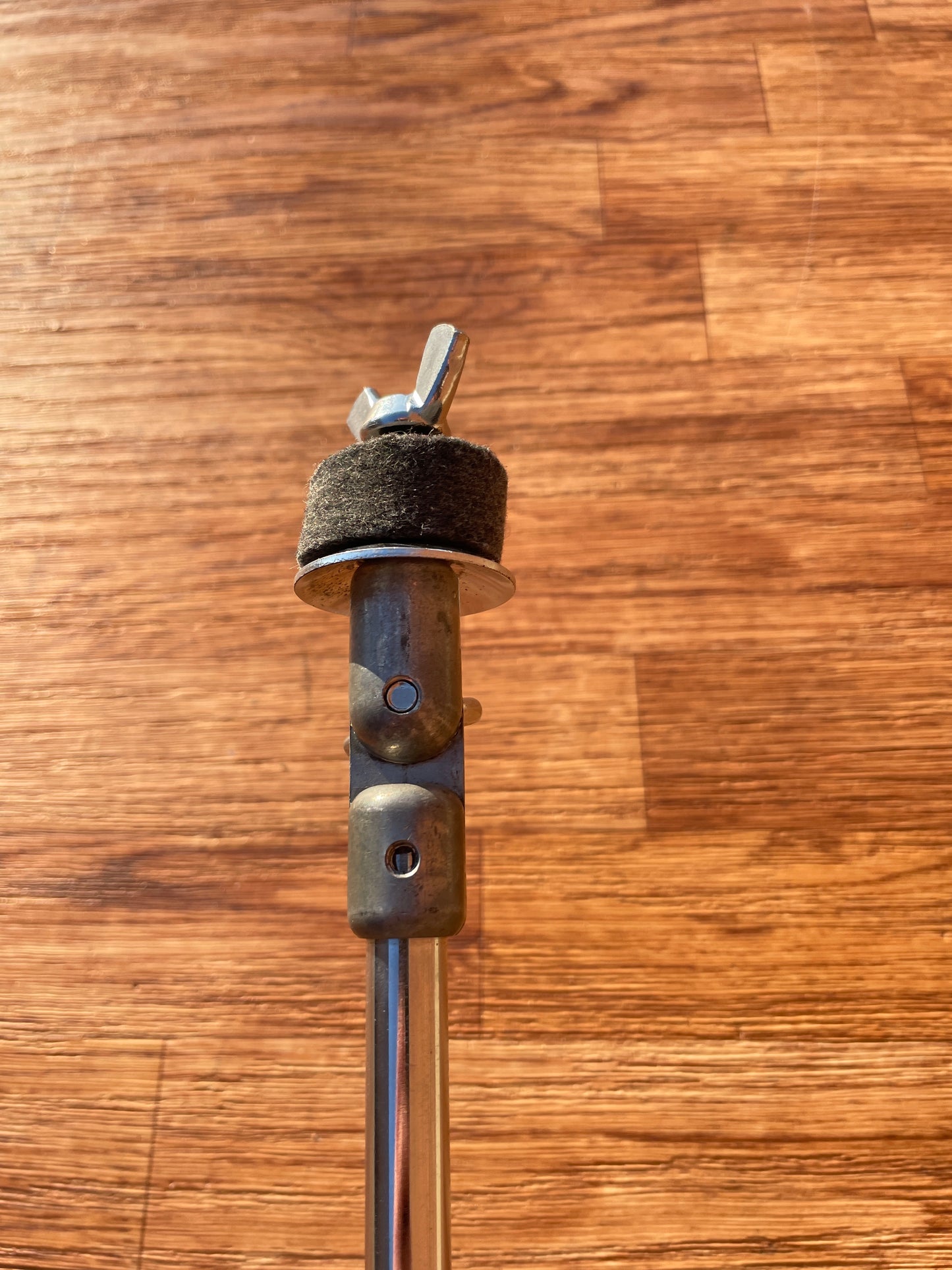 1960s Slingerland No. 761-21 Adjustable Bass Drum Mount L-Arm Cymbal Holder