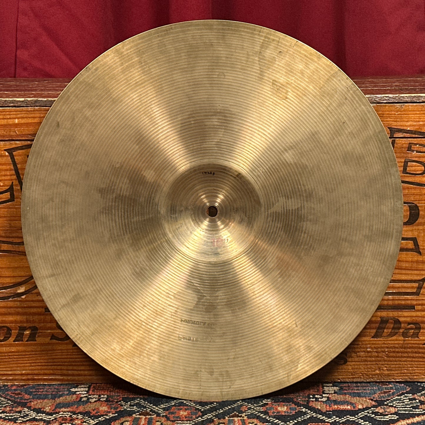 16" Paiste Pre-Serial 1960s Formula 602 Thin Crash Cymbal 1022g *Video Demo*