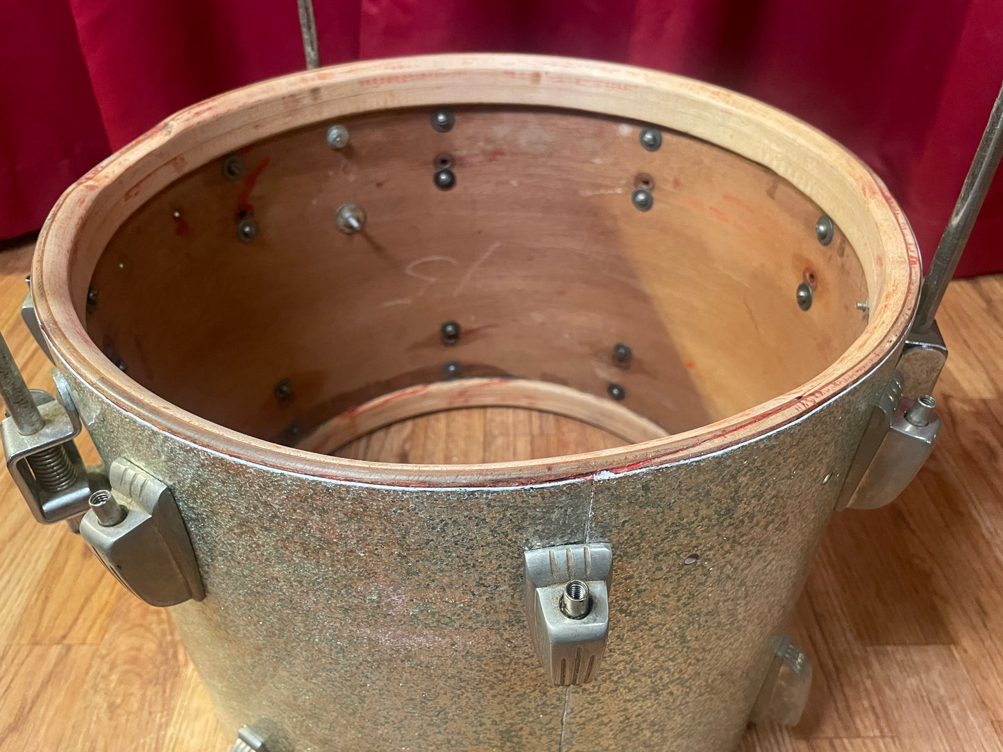 1950s Ludwig 12x15 Converted Marching Snare Floor Tom 15x12