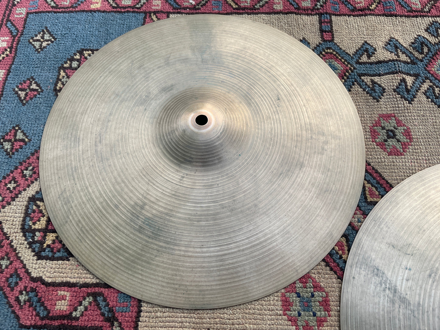 14" Zildjian A 1970s Rock Hi-Hat Cymbal Pair 1358g/1402g *Video Demo*