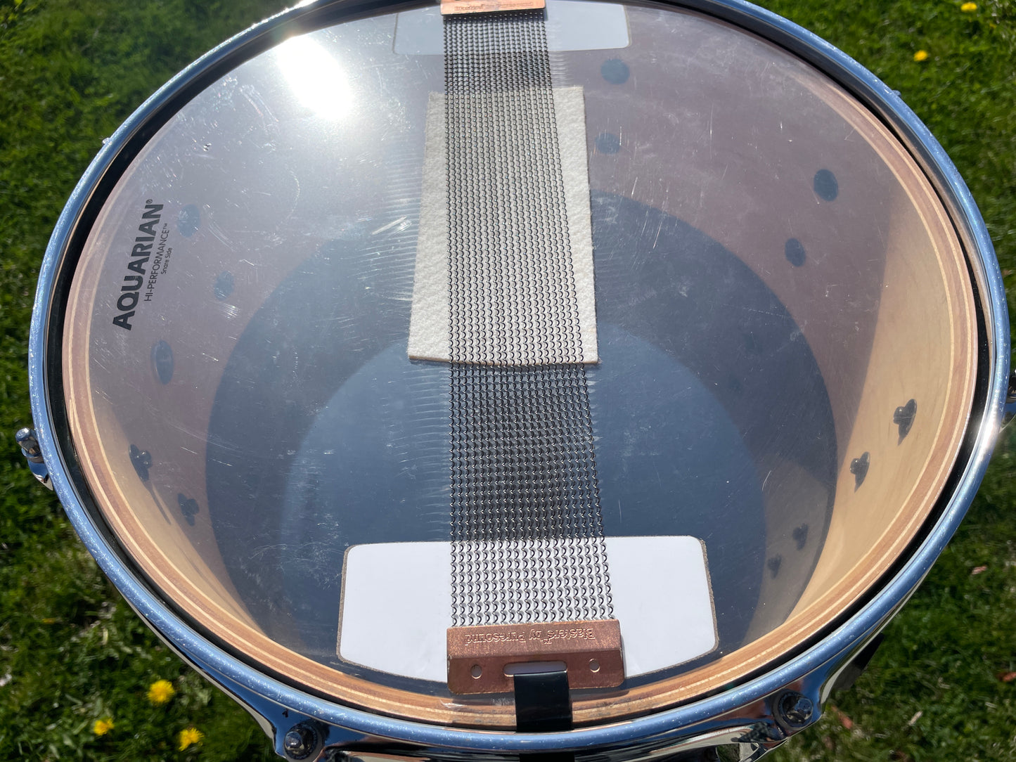 Pearl Session Custom 5x14 Snare Drum Cranberry Fade Red Burst