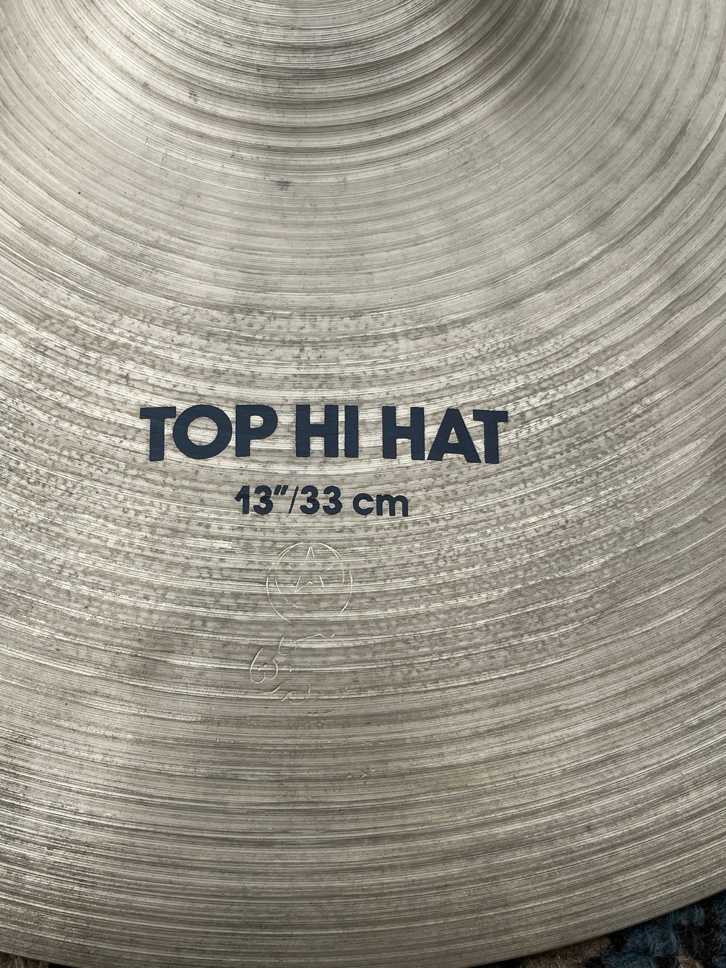 13" Zildjian K Hi-Hat Top Single 752g