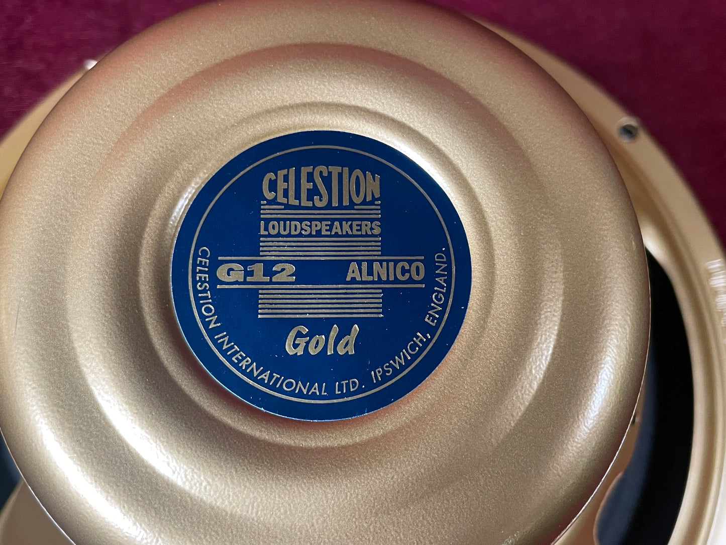 Celestion 12" 50W Gold G12 Alnico Guitar Speaker 8 Ohm (Stock #48)
