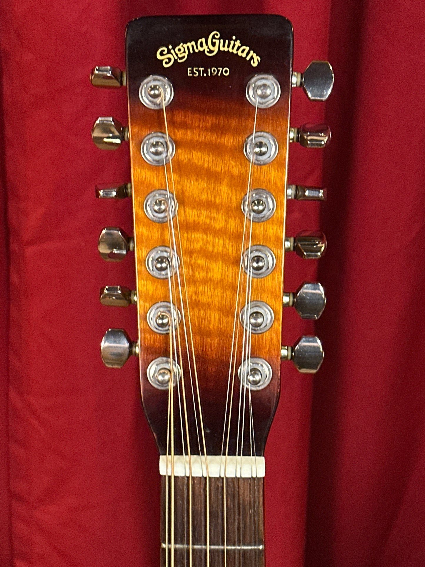 Vintage Martin Sigma DT12-4 12-String Acoustic Guitar Sunburst w/ Case