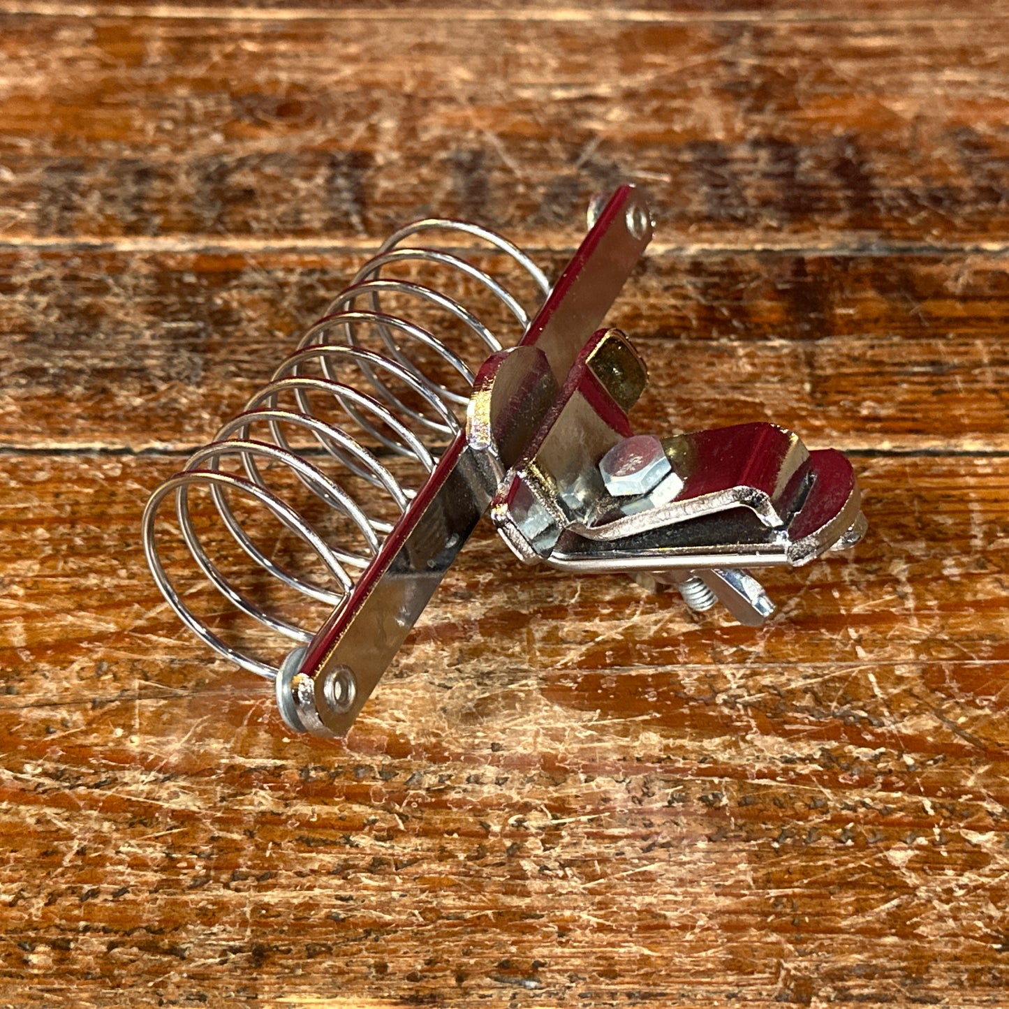 1970s Ludwig Drum Stick Holder No. 1324 Block Logo Chrome
