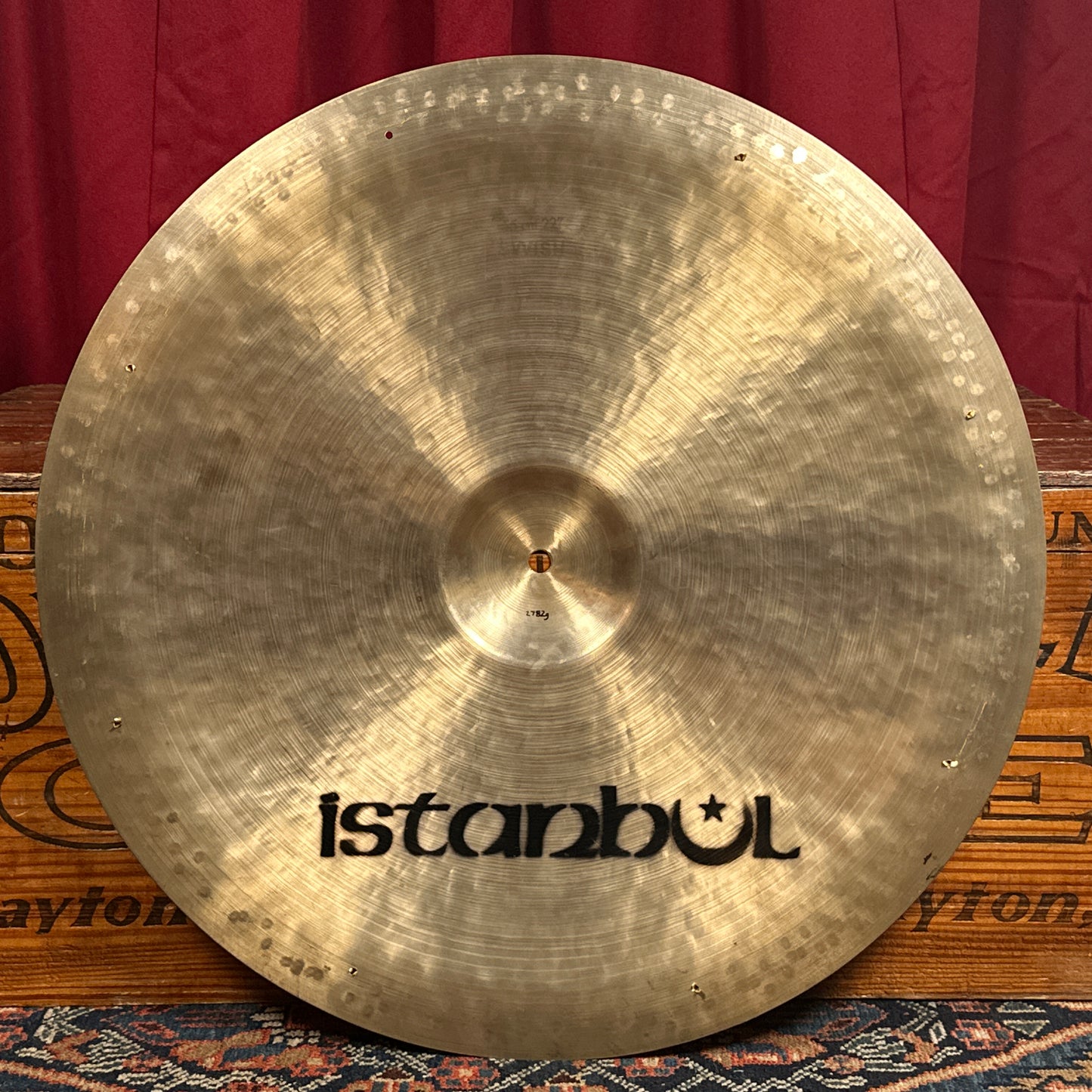 22" Istanbul Agop Mehmet Pre-Split Swish China Cymbal w/ Rivets 2782g *Video Demo*