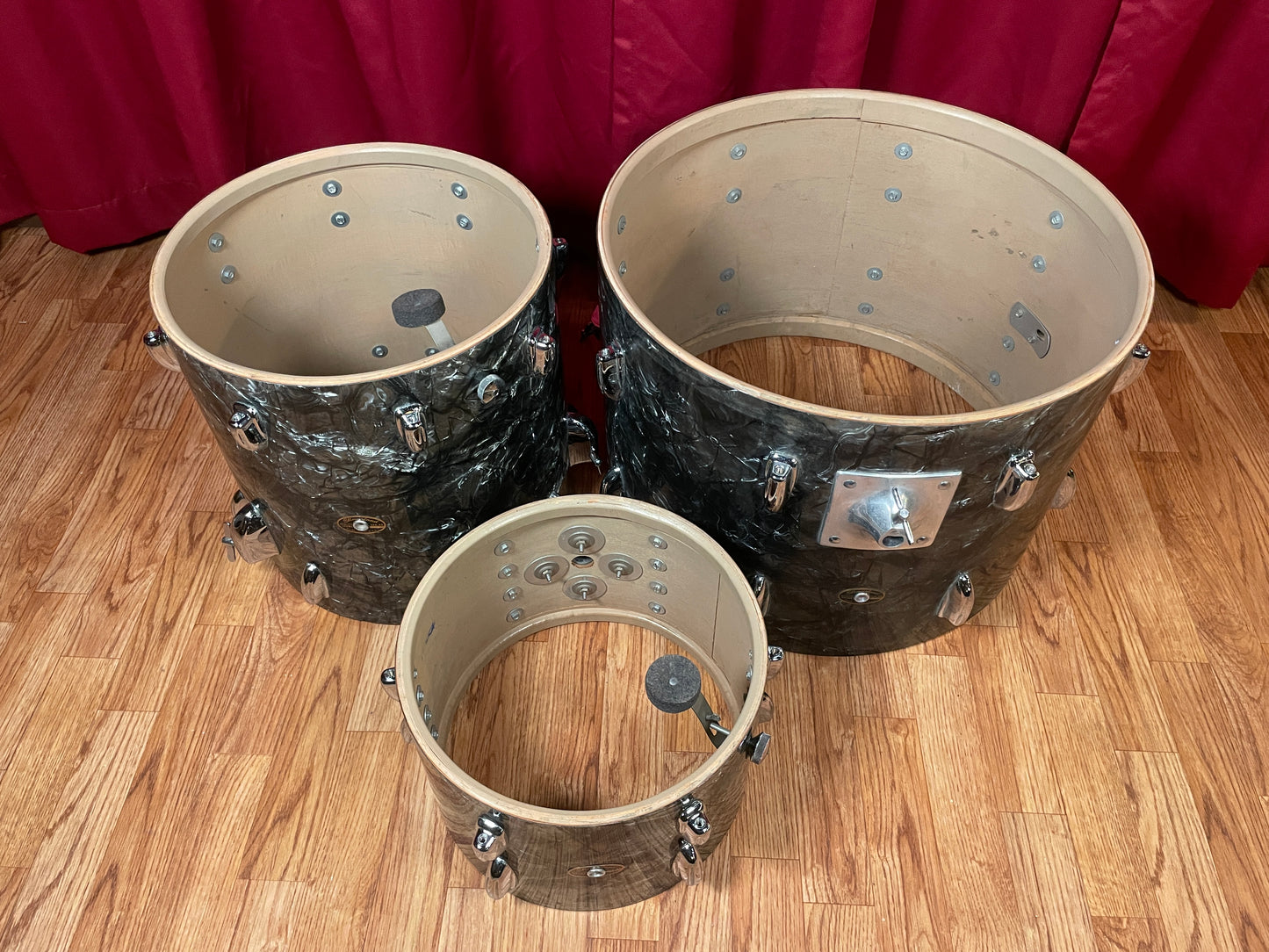 1968 Slingerland No. 9N Drum Set Black Diamond Pearl 20/12/14 *Video Demo*