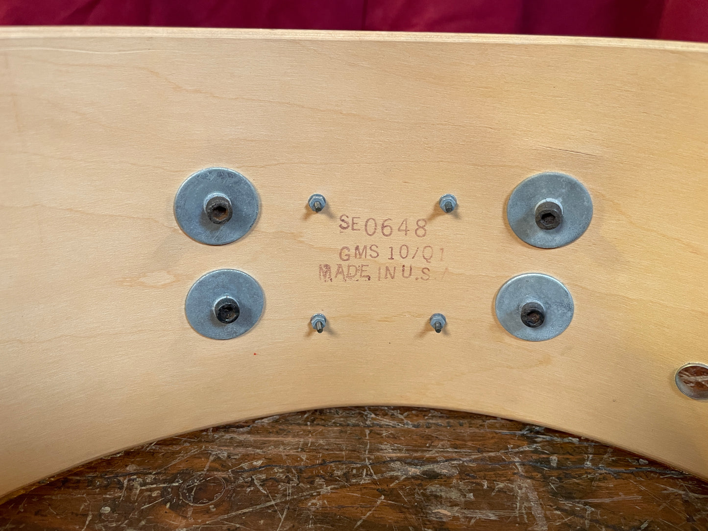GMS 5.5x14 Snare Drum Shell for Parts or Project