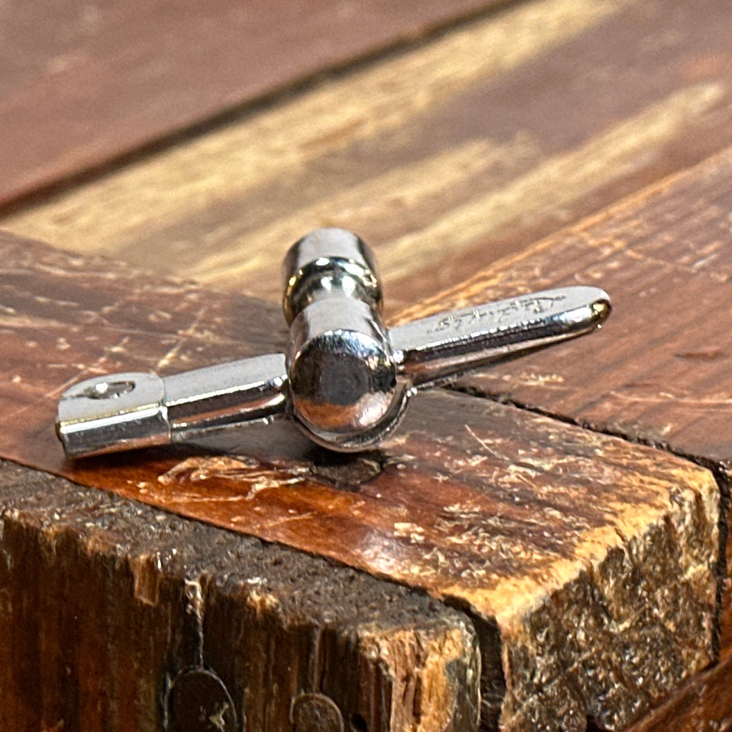 1920s Ludwig Super-Ludwig Drum Key w/ Screwdriver No. 753 Nickel Super Sensitive