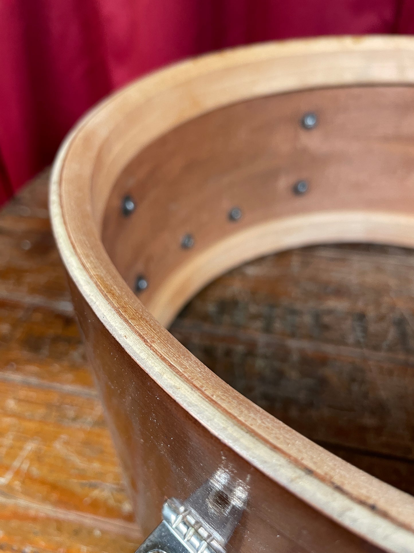 1940s WFL 6.5x14 No. 470 Contest Model Snare Drum Mahogany