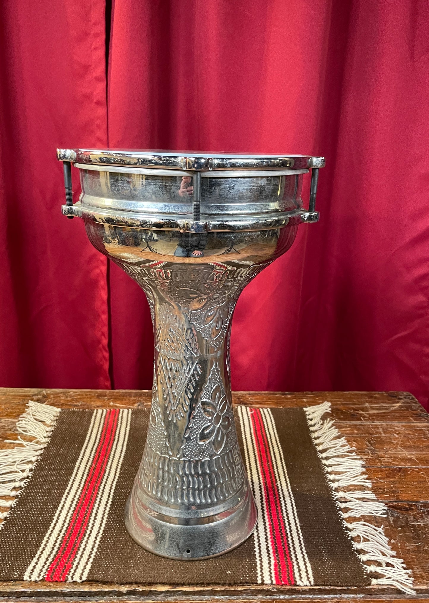 Rhythm Fusion Turkish Darbuka Hand Drum 7 7/8" x 15 1/2" Doumbek