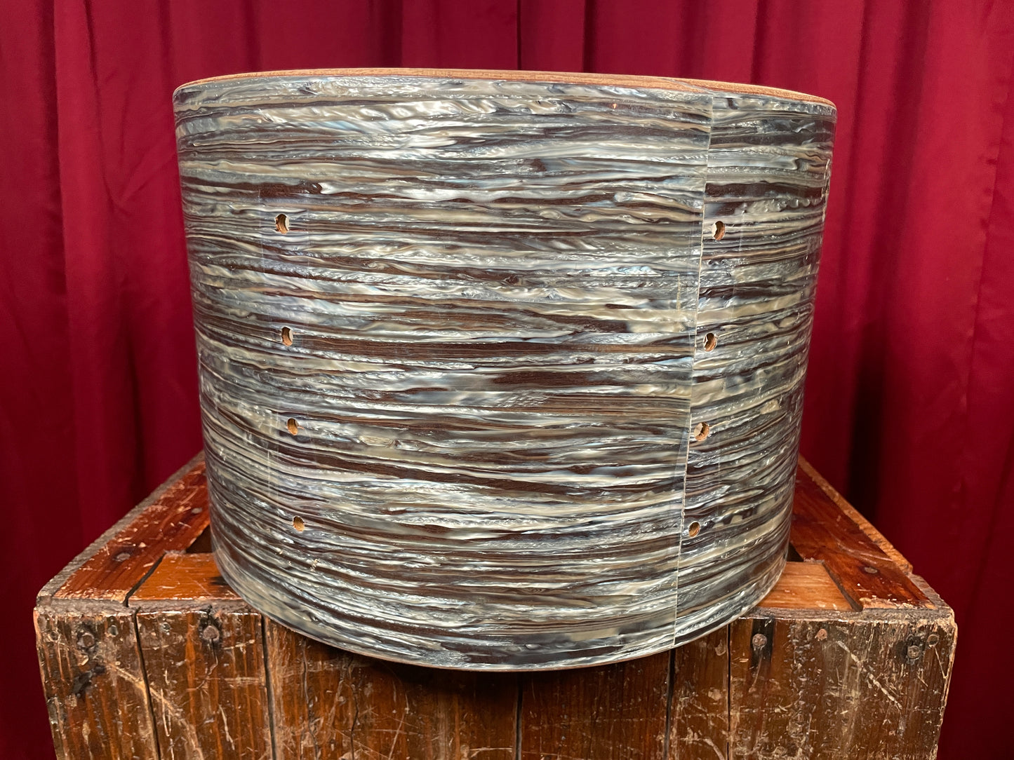 1960s Vintage Ludwig Super Classic 9x13 Tom Shell Oyster Blue Pearl
