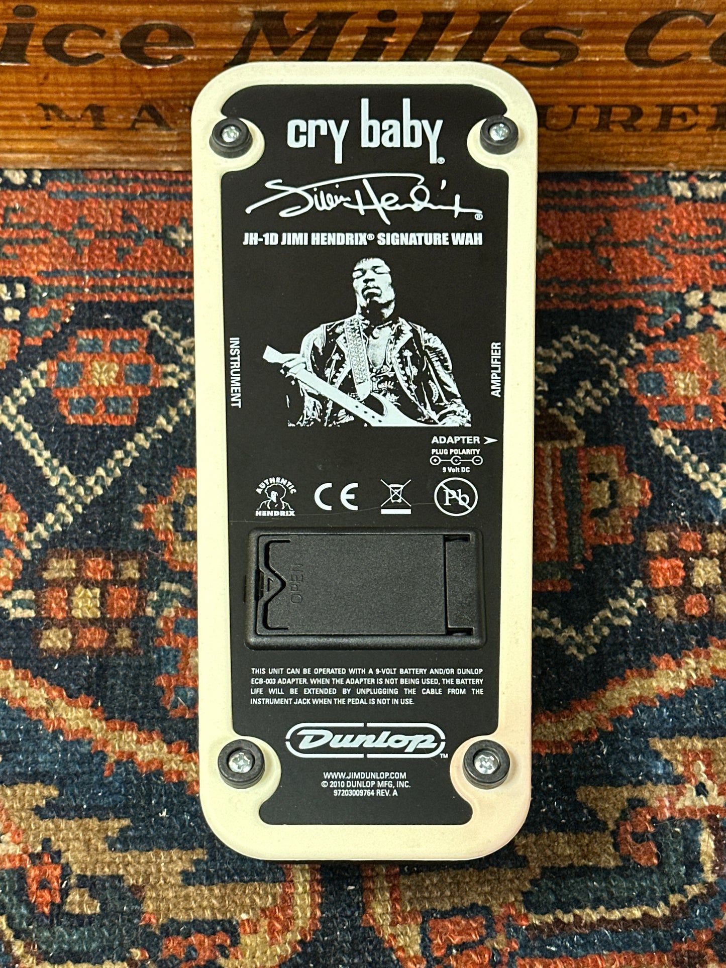 Dunlop Jimi Hendrix JH-1D Wah Pedal