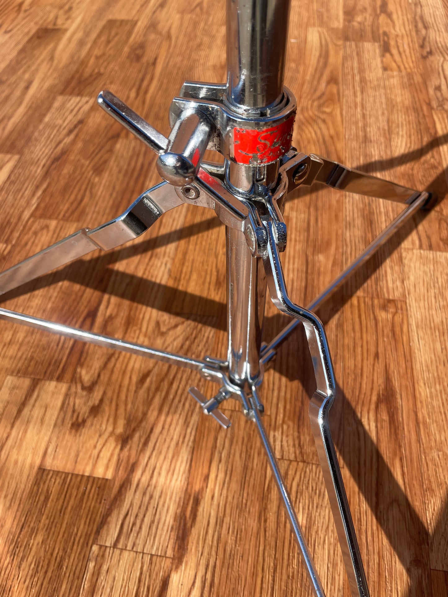 1970s Slingerland No. 66 Buddy Rich Floor Cymbal Stand Red Label