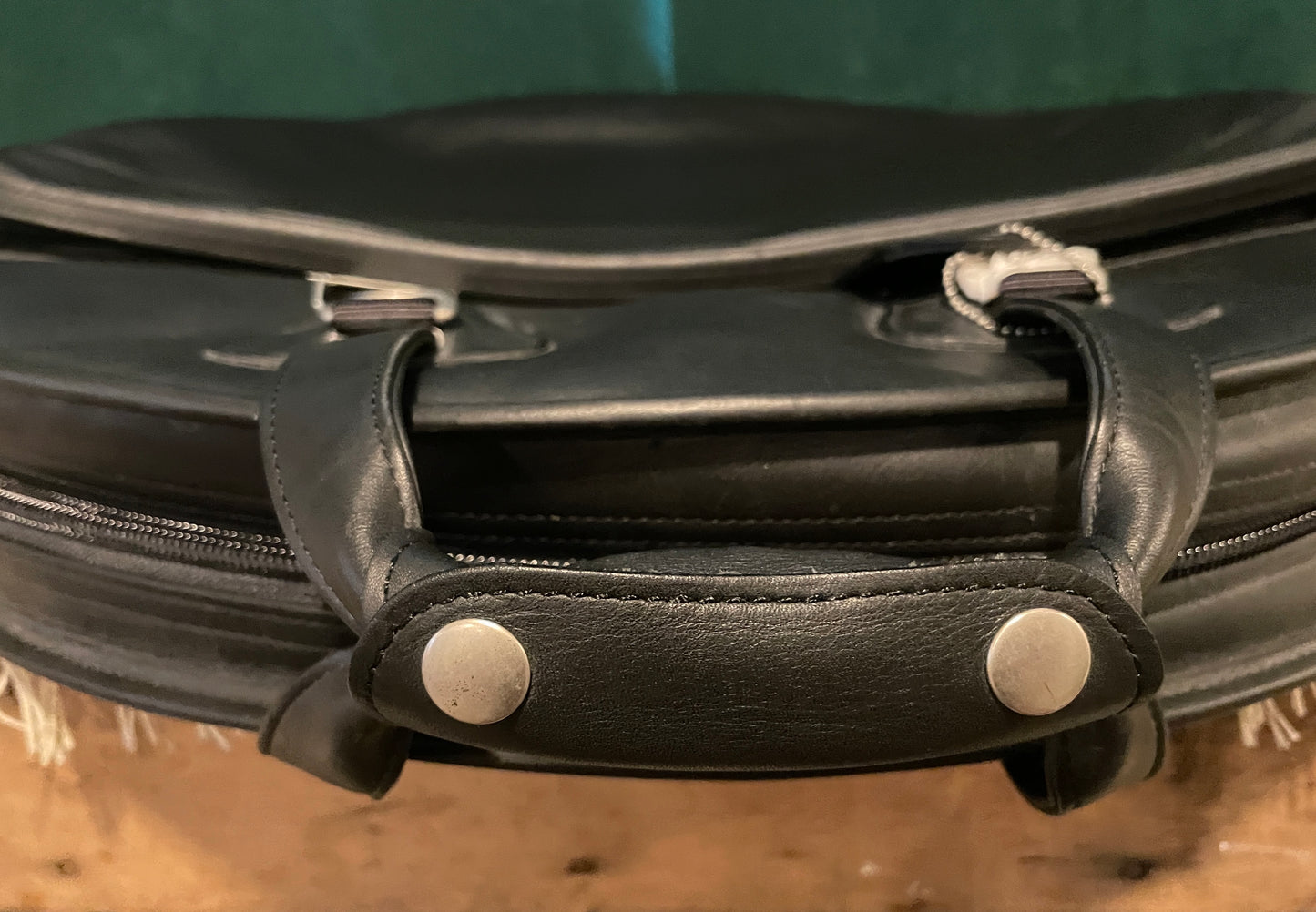 22" Reunion Blues Black Leather Cymbal Bag