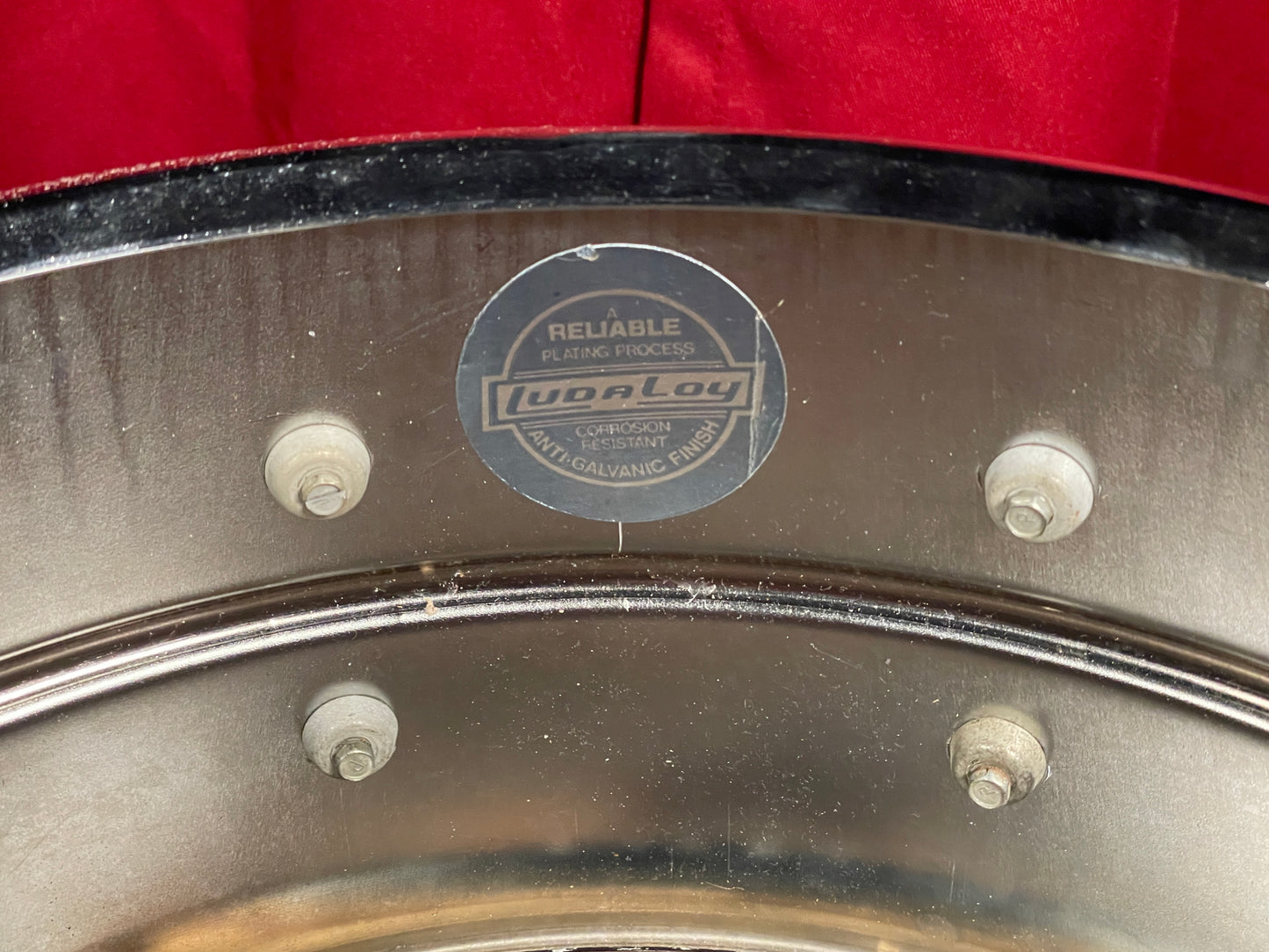 1970s Ludwig 6.5x14 LM402 Supraphonic Snare Drum
