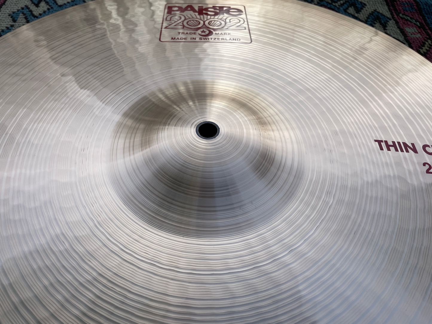 20" Paiste 2002 Thin Crash Cymbal 1790g *Video Demo*
