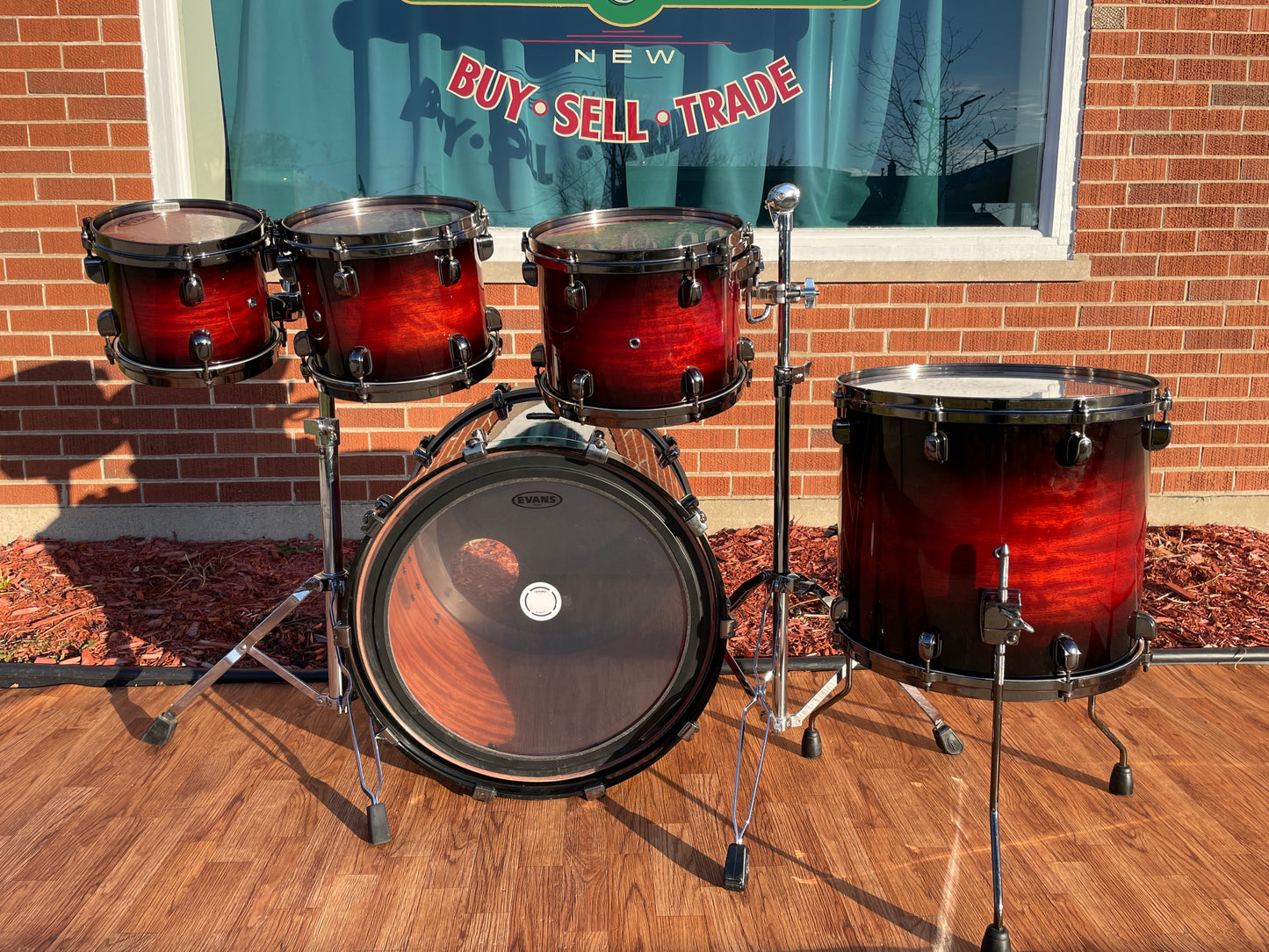 Tama Starclassic Bubinga Drum Set Red Mahogany Burst 22/8/10/12/16