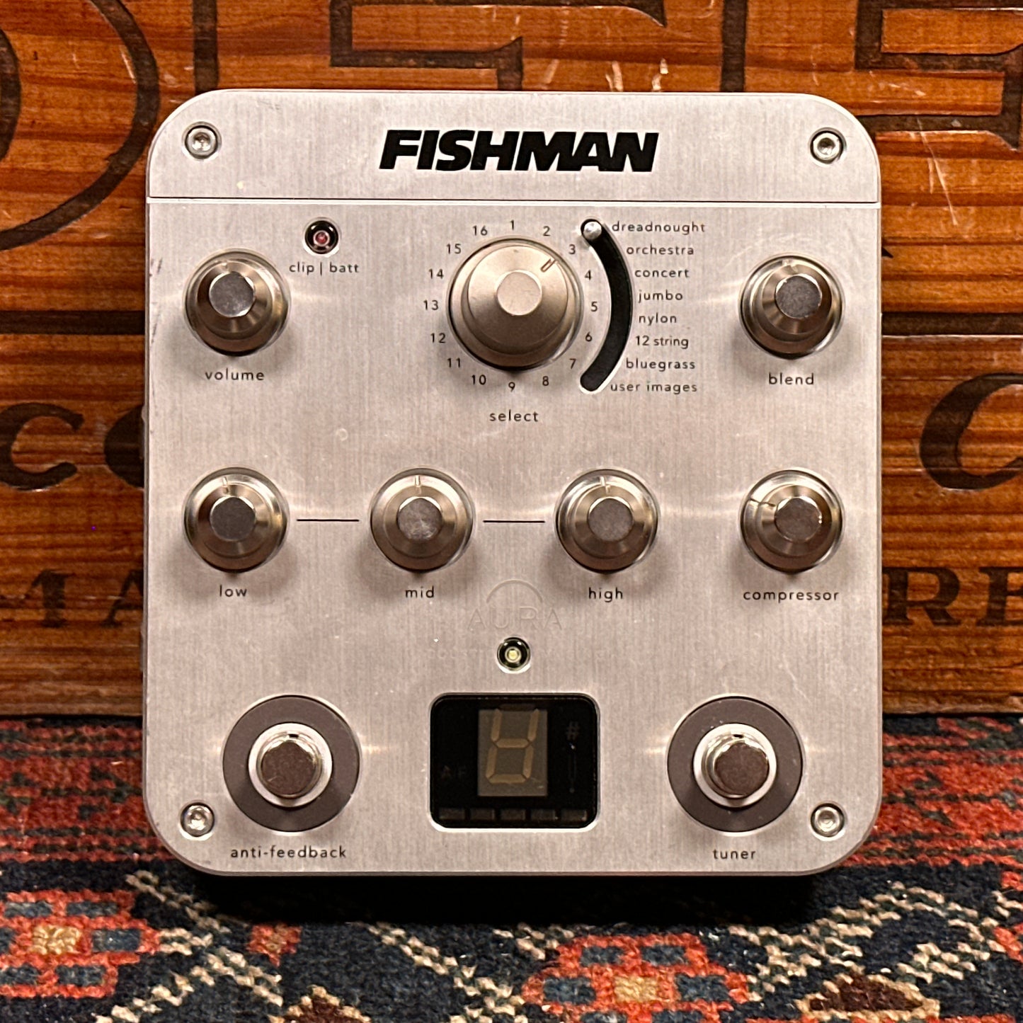 Fishman Aura Spectrum DI Preamp Pedal