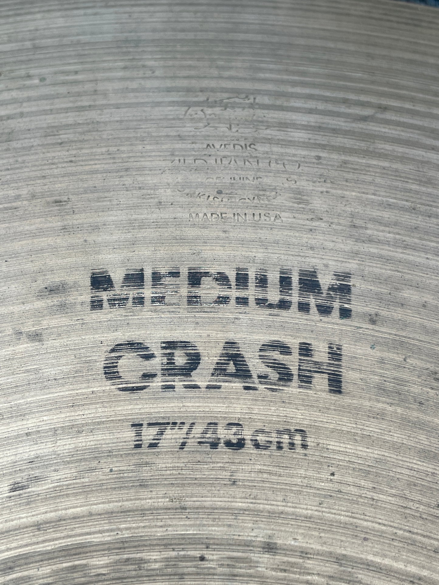 17" Zildjian A 1980s Medium Crash Cymbal 1376g *Video Demo*