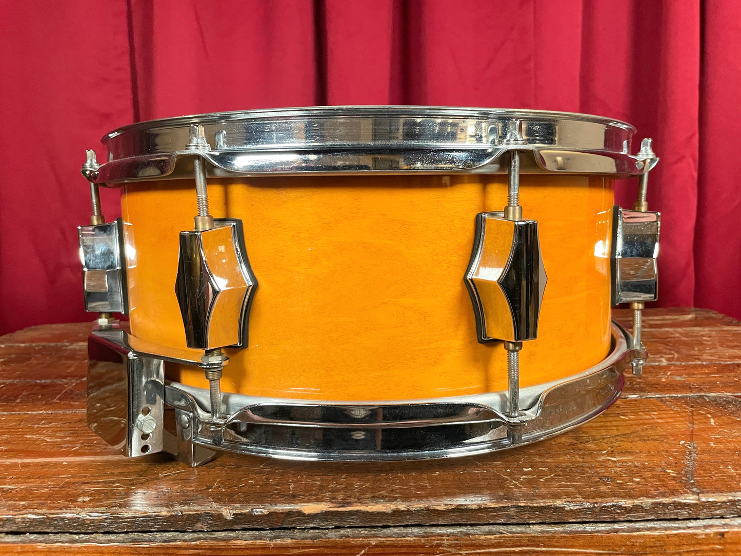 Fibes 5.5x13 Maple Snare Drum SFT Throw-Off Jasper Shell