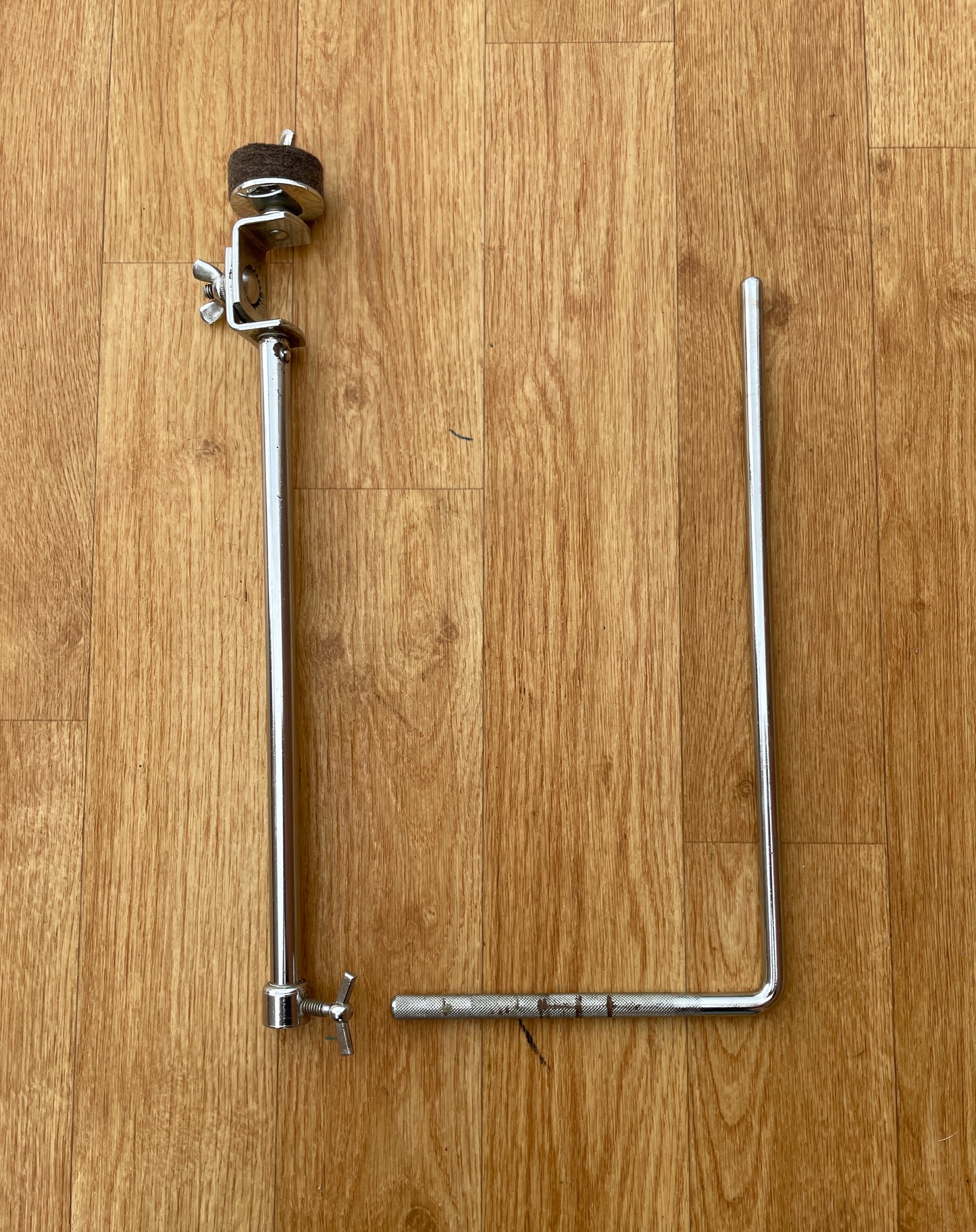 1960s Gretsch Telescoping L-Arm Cymbal Holder Round Badge Era