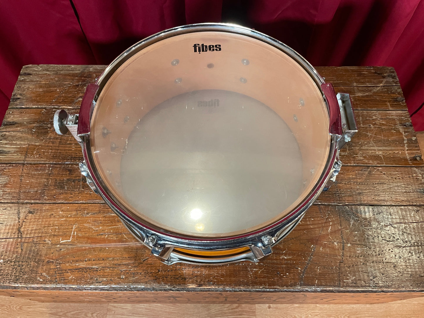 Fibes 5.5x13 Maple Snare Drum SFT Throw-Off Jasper Shell