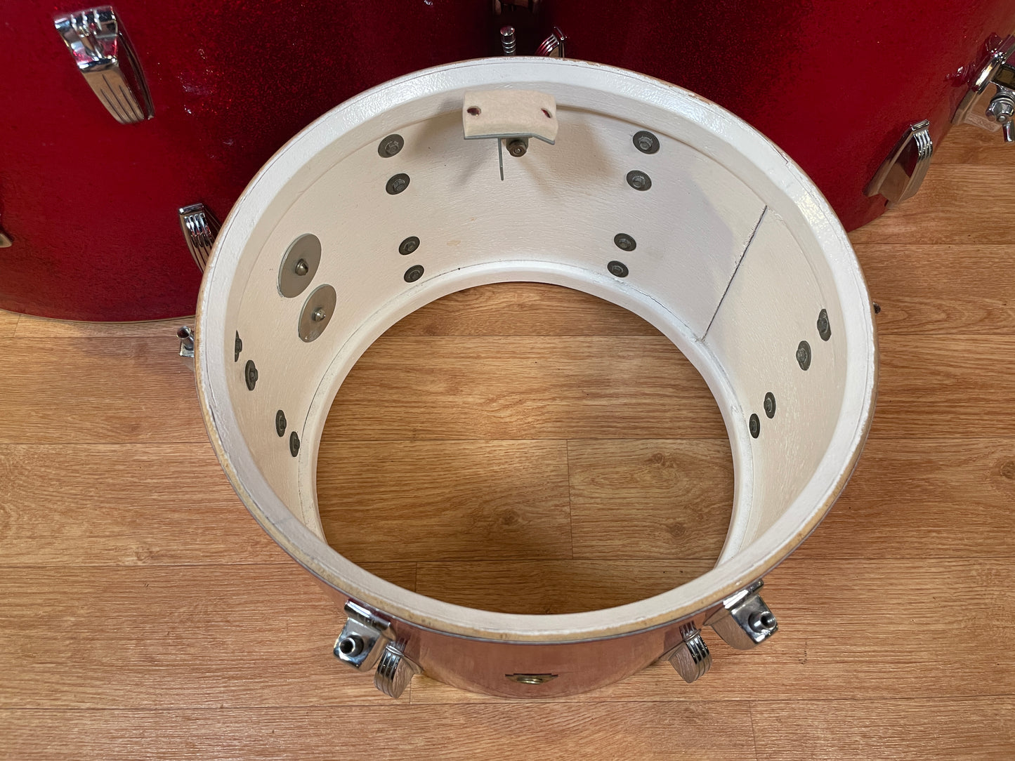 1960s Ludwig New Yorker Drum Set Red Sparkle 22/12/14 *Video Demo*
