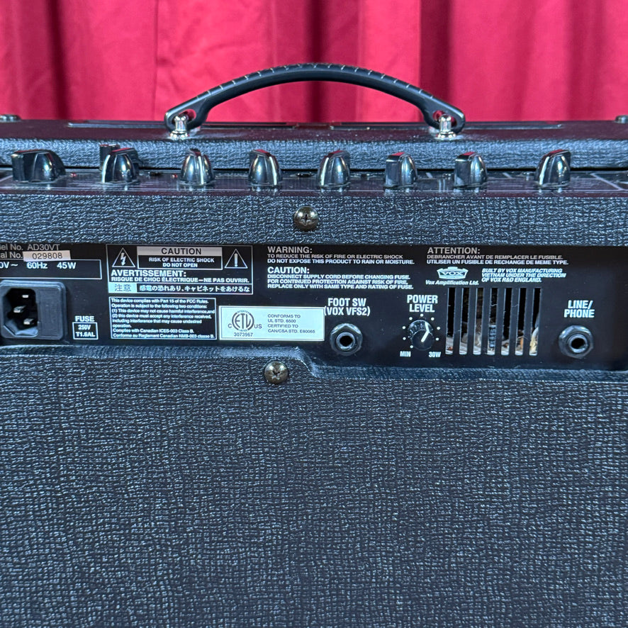 Vox AD30VT Valvetronix 1x10 30w Modeling Combo Amplifier