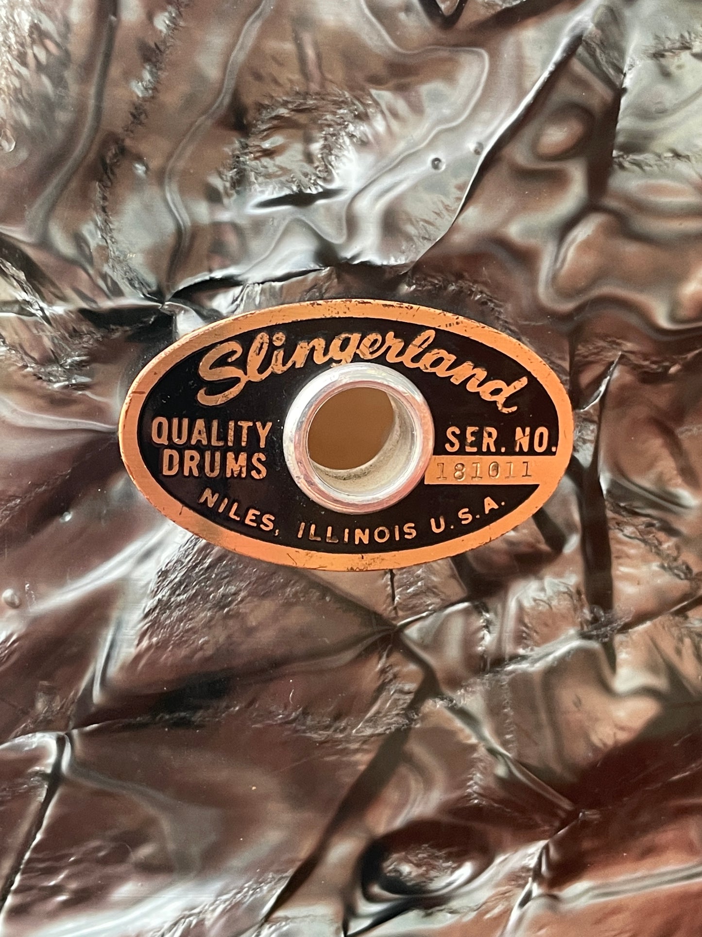 1968 Slingerland No. 9N Drum Set Black Diamond Pearl 20/12/14 *Video Demo*