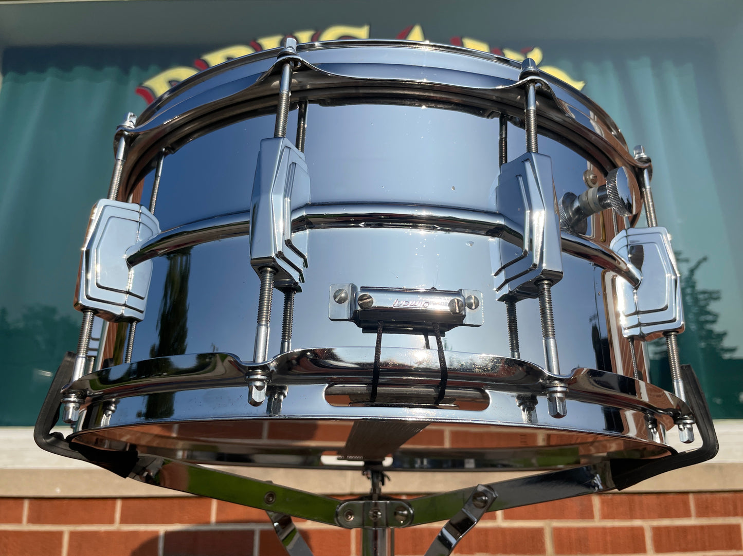 1970s Ludwig 6.5x14 LM402 Supraphonic Snare Drum