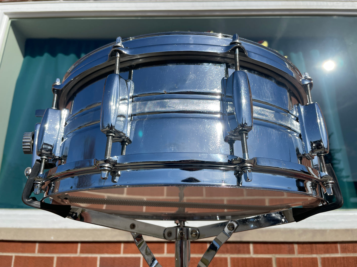 1960s Whitehall 5.5x14 Steel Snare Drum 10 Lug Made in Japan MIJ Pearl