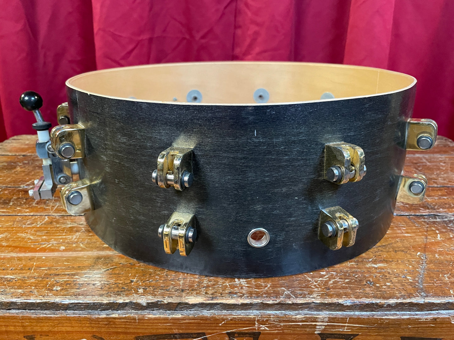 GMS 5.5x14 Snare Drum Shell for Parts or Project