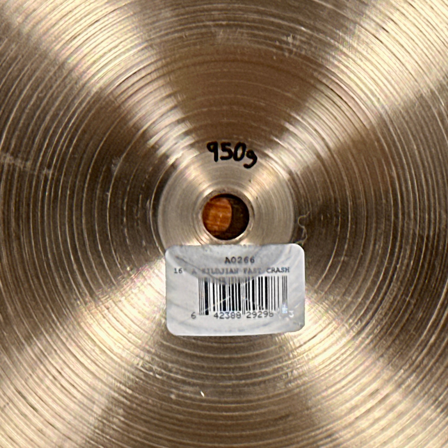 16" Zildjian A Fast Crash Cymbal 950g *Video*