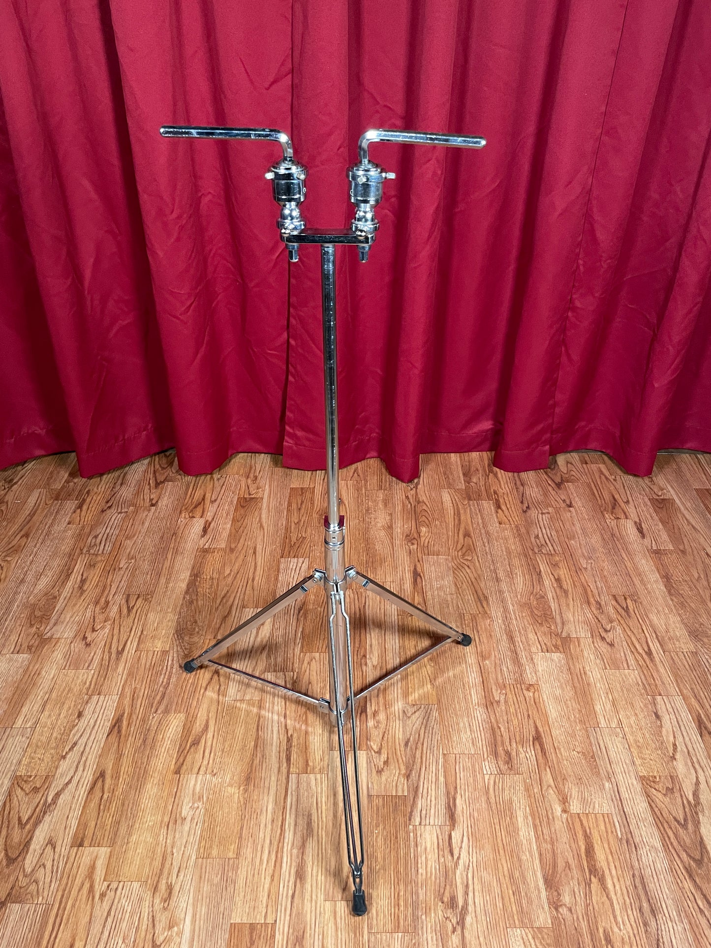 1960s Rogers No. 48-0518 Swiv-O-Matic Dual Tom Stand Double Tom Holder