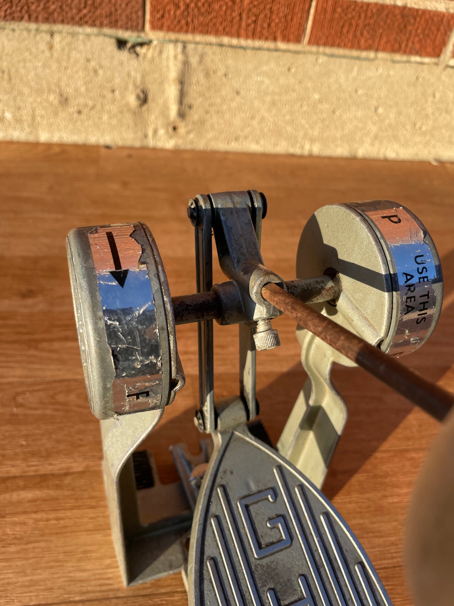 Vintage Ghost Bass Drum Pedal Pre-Ludwig