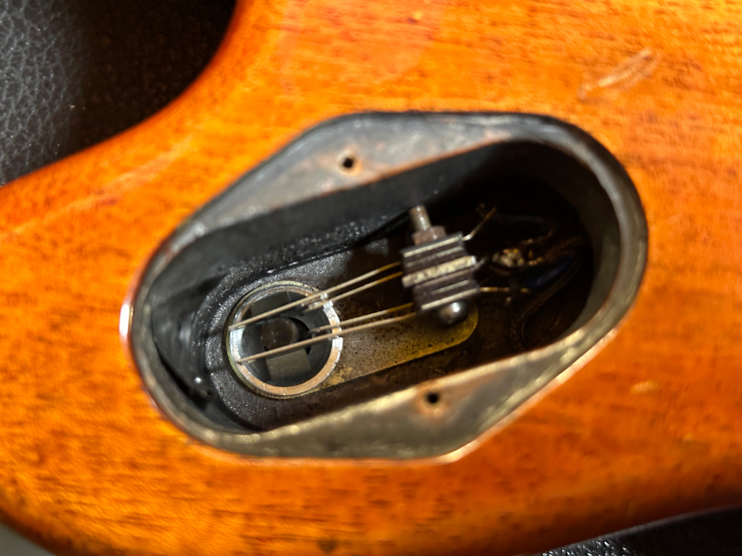 1975 Hagstrom Swede Electric Guitar Natural Mahogany w/ OHSC