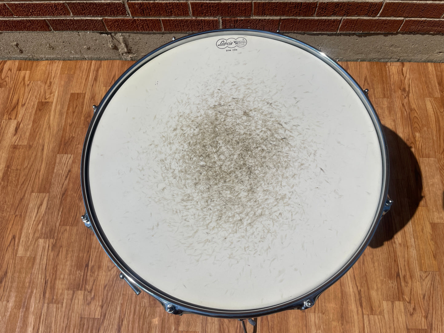 1966 Ludwig 16x18 Floor Tom Drum Sky Blue Pearl