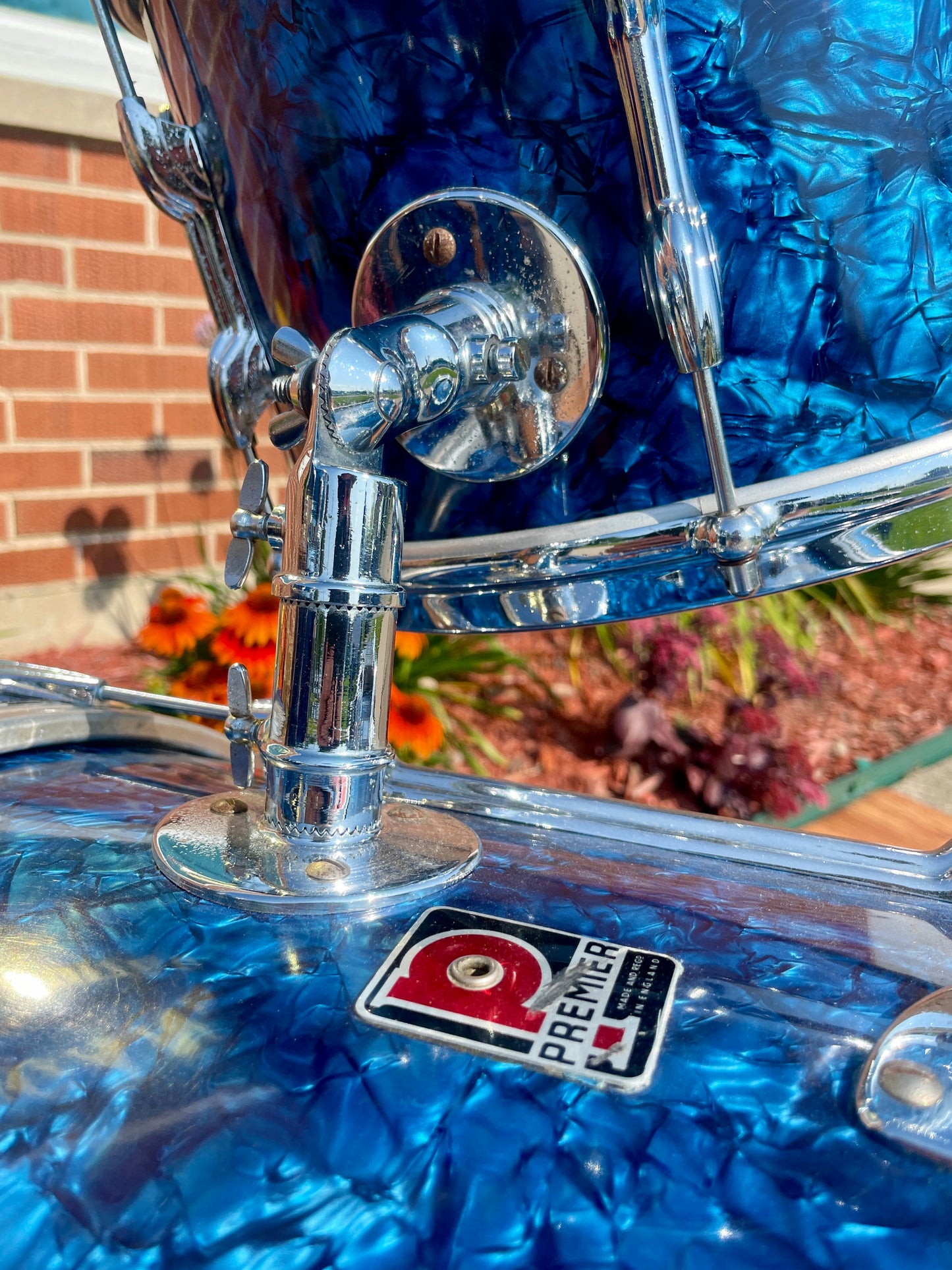 1960s Premier Drum Set Blue Pearl 20/12/16