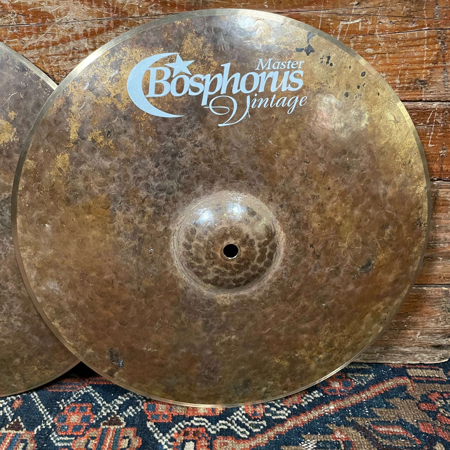 15" Bosphorus Master Vintage Hi-Hat Cymbal Pair 1024g/1232g *Video Demo*