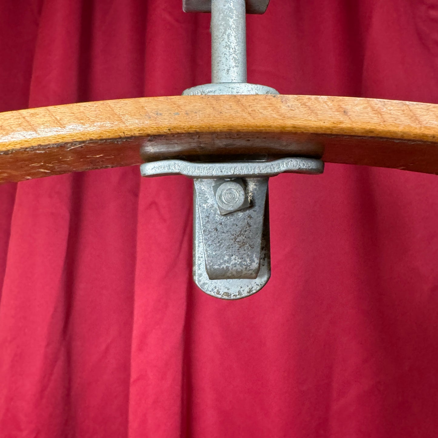 1950s WFL Ludwig Cowbell Holder w/ U-Clamp No. 133 Nickel