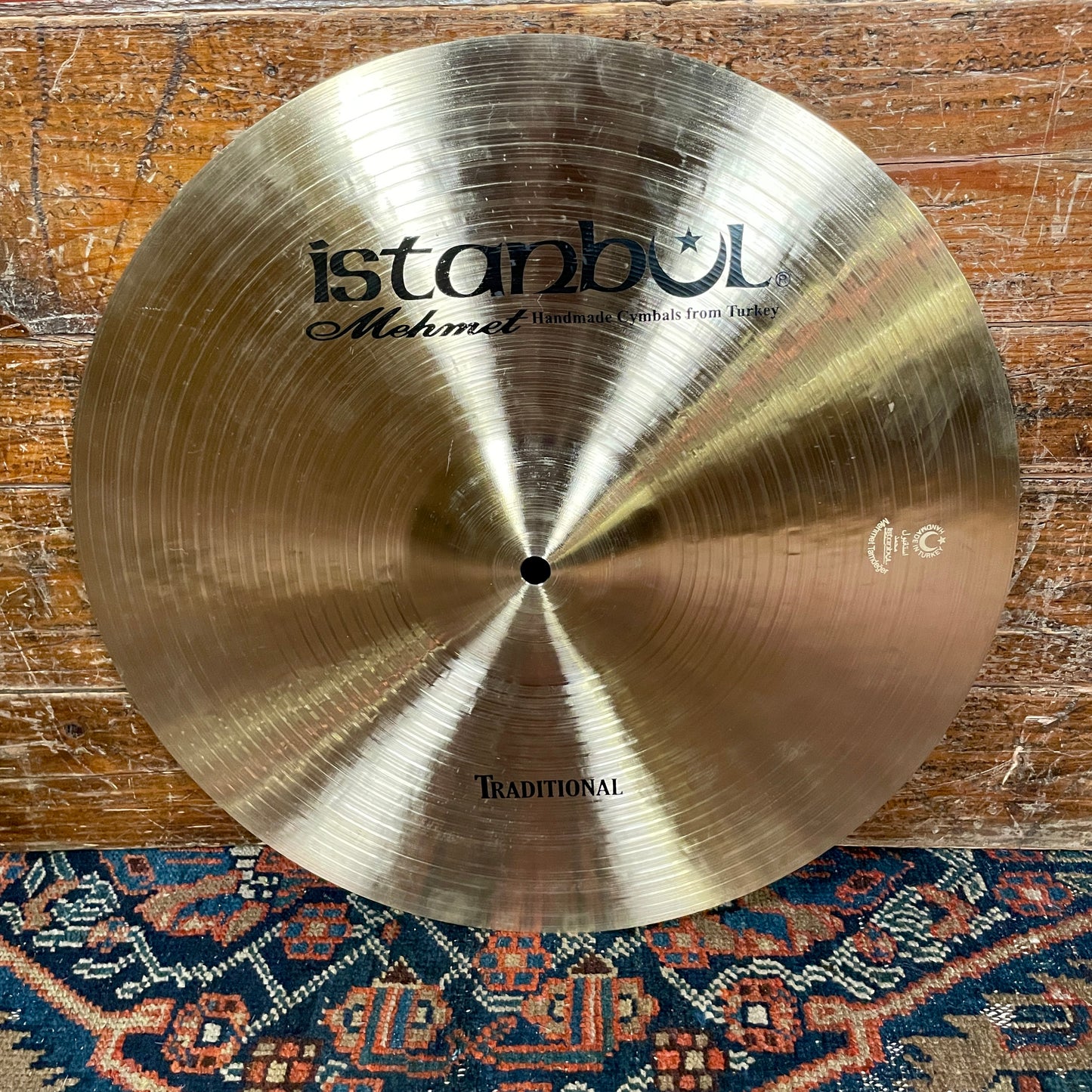 17" Istanbul Mehmet Traditional Paper Thin Crash Cymbal 1060g *Video Demo*