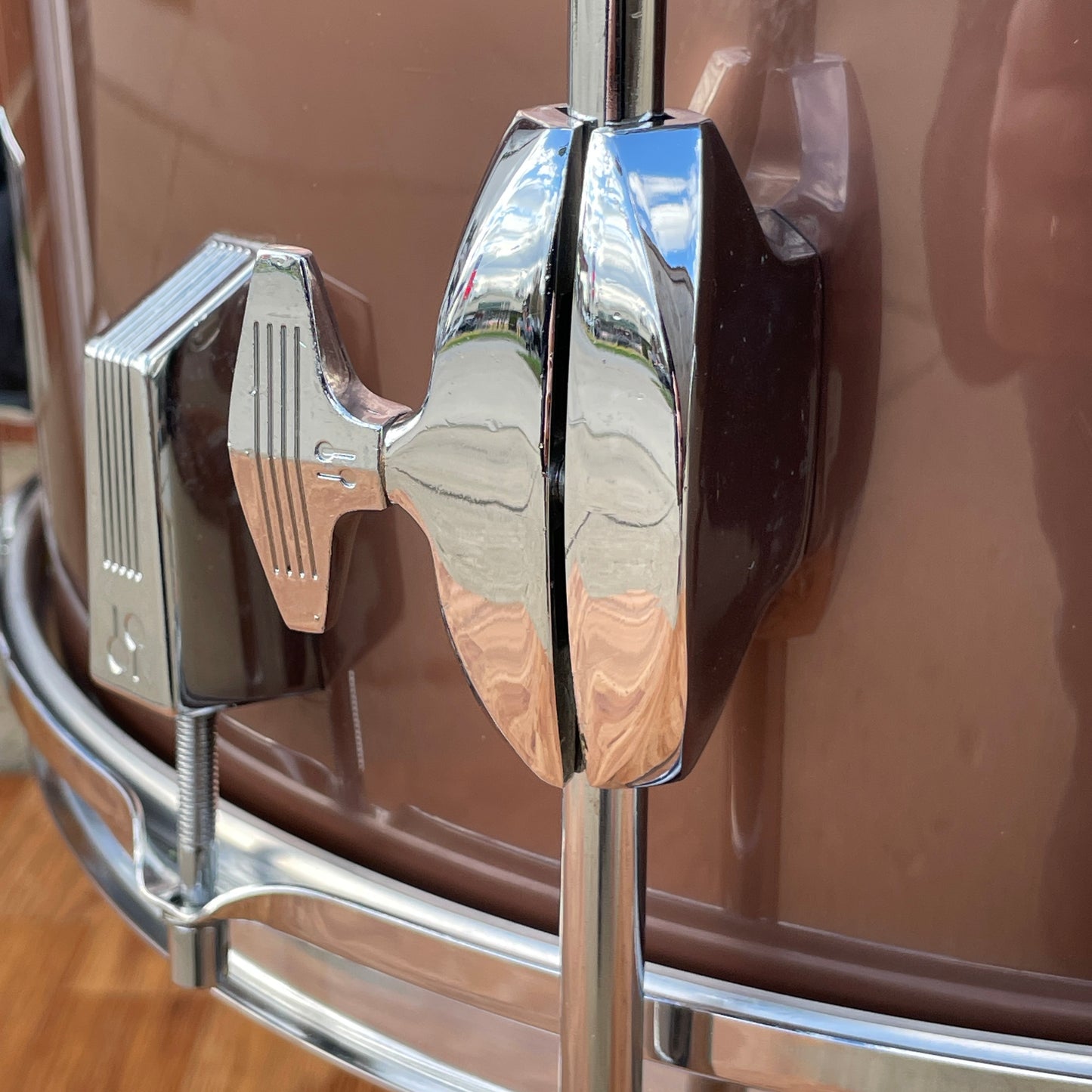 1970s Sonor Phonic 16x18 Floor Tom Metallic Bronze