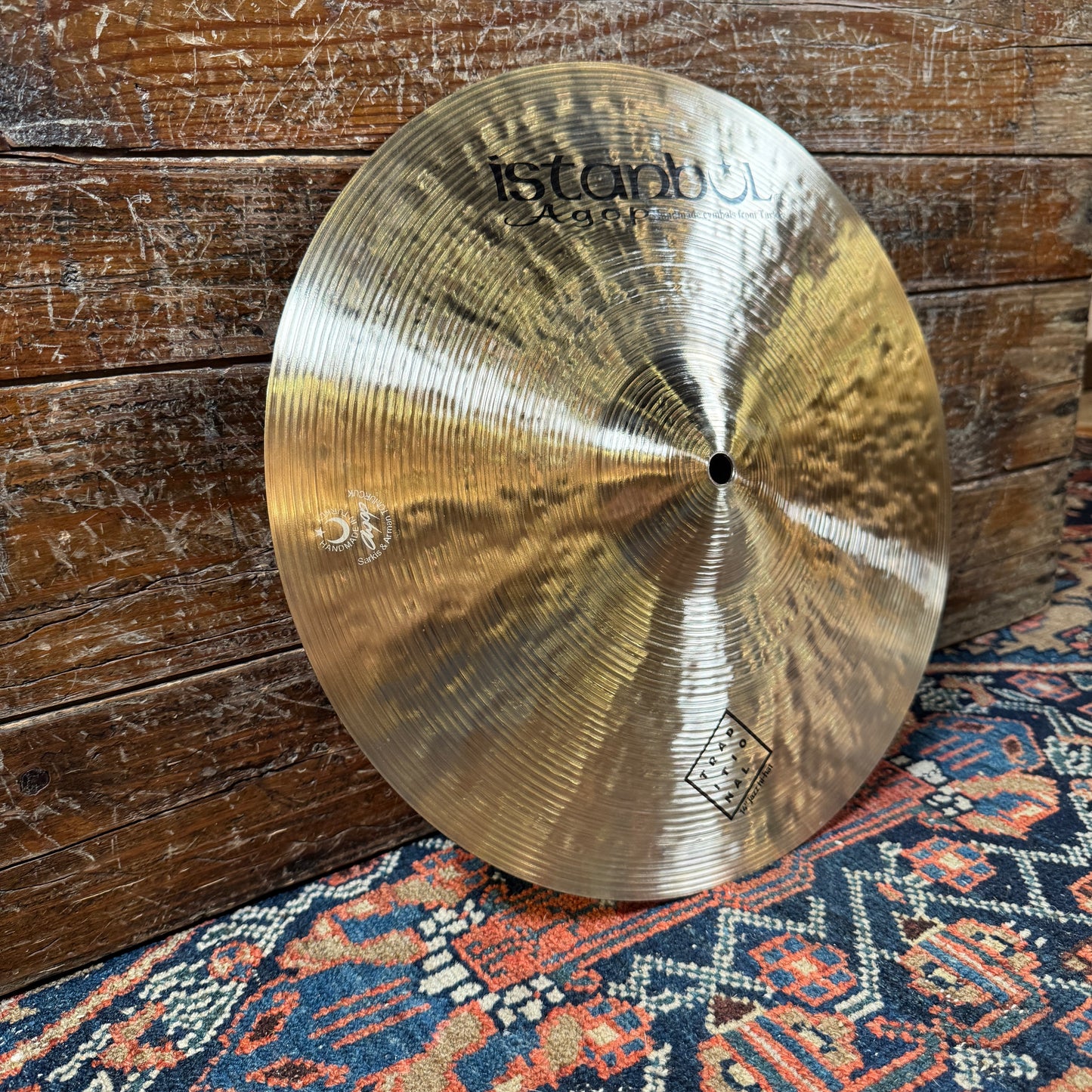 14" Istanbul Agop Traditional Jazz Hi-Hat Cymbal Pair 886g/1088g *Video Demo*
