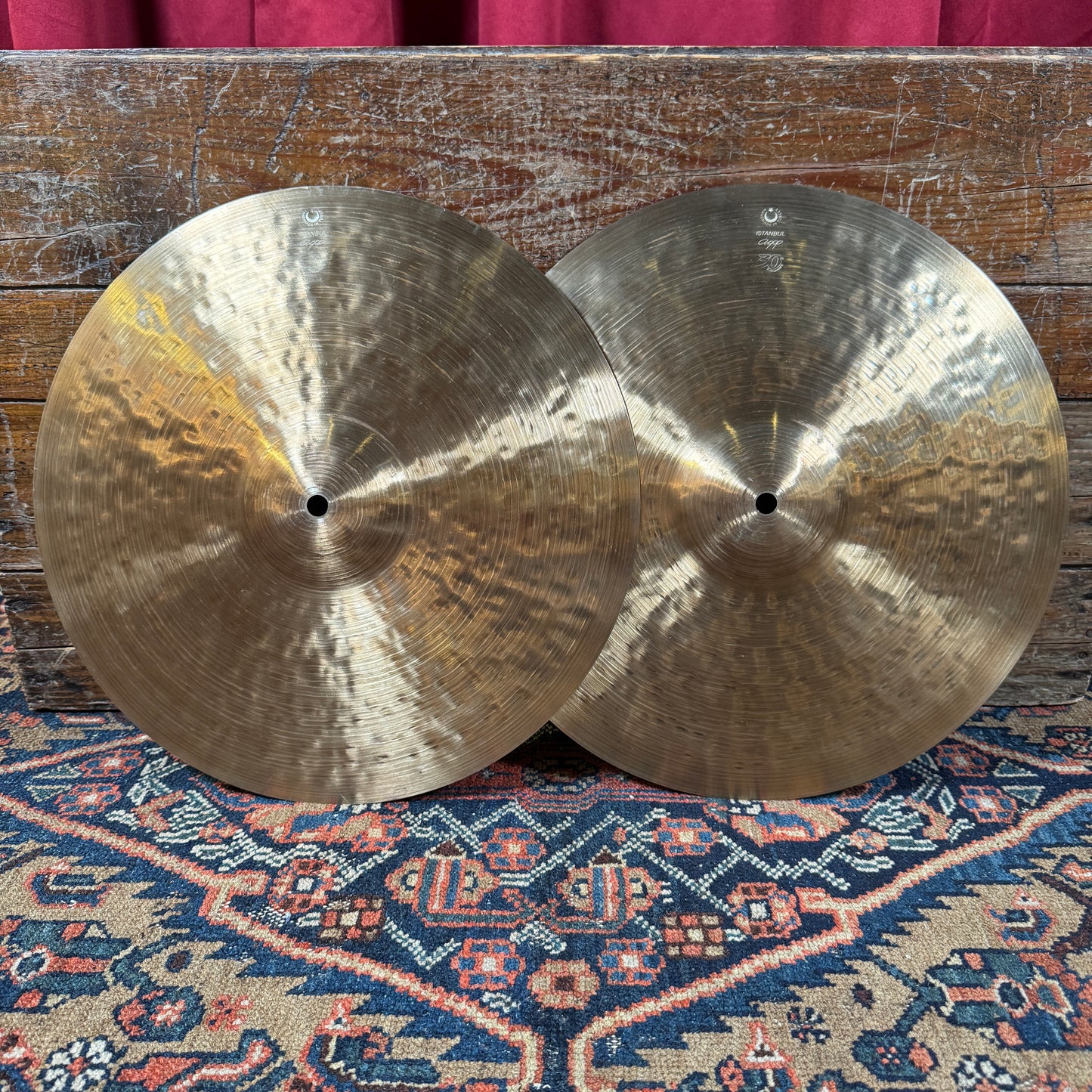 15" Istanbul Agop 30th Anniversary Hi-Hat Cymbal Pair 962g/1172g *Video Demo*