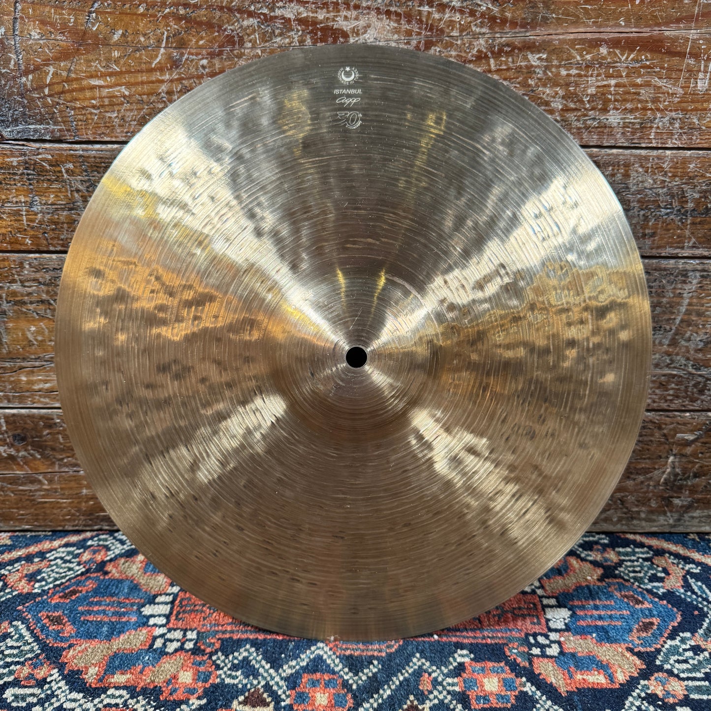 15" Istanbul Agop 30th Anniversary Hi-Hat Cymbal Pair 962g/1172g *Video Demo*