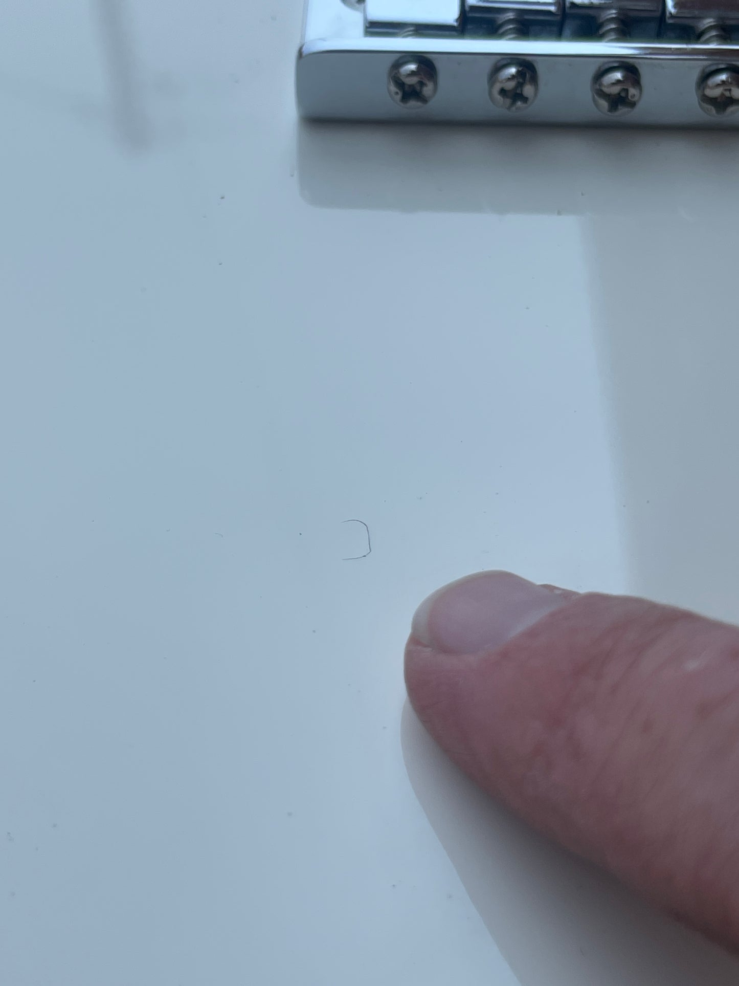 2015 Fender Standard Telecaster Electric Guitar Arctic White MIM