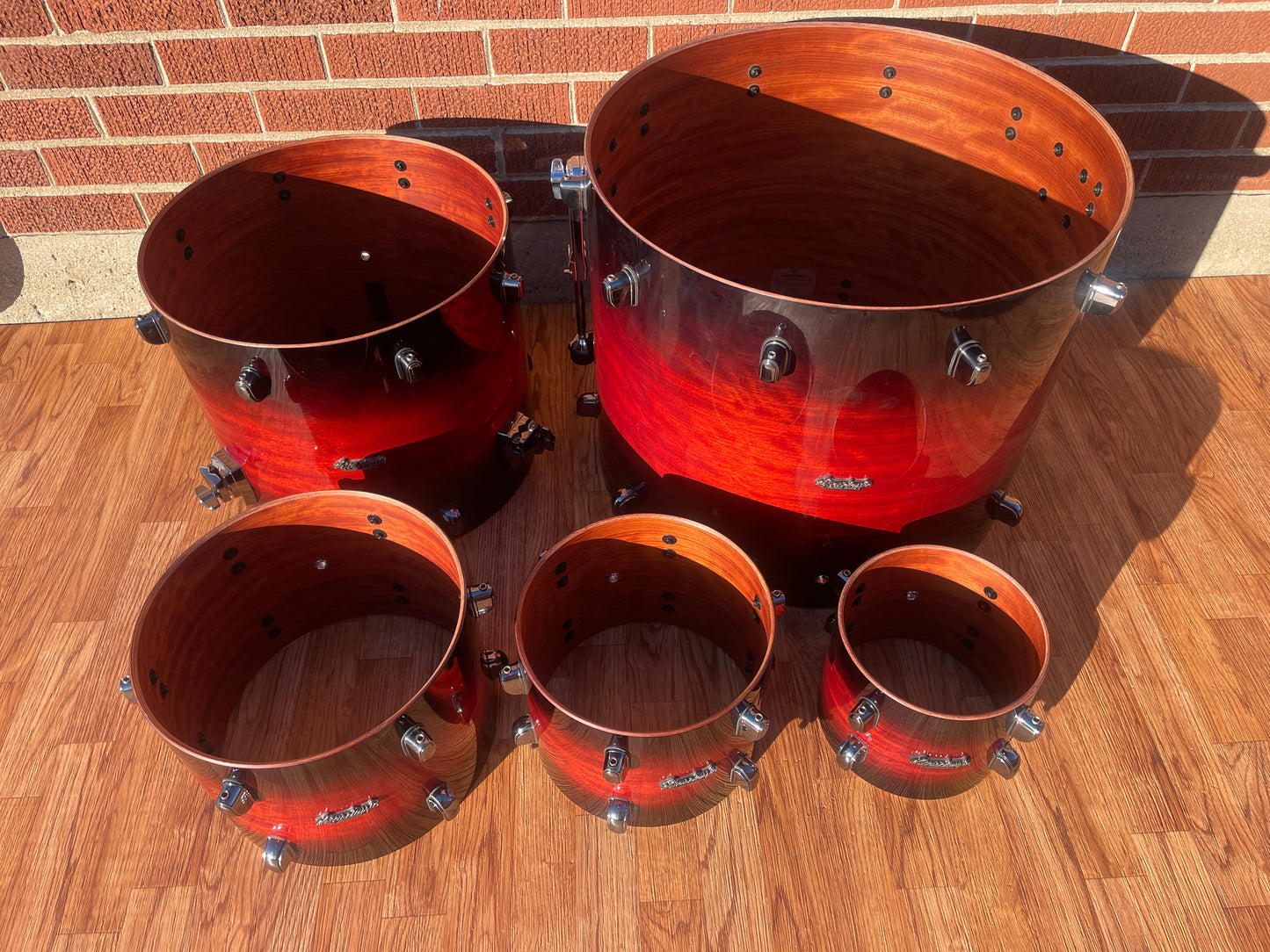 Tama Starclassic Bubinga Drum Set Red Mahogany Burst 22/8/10/12/16