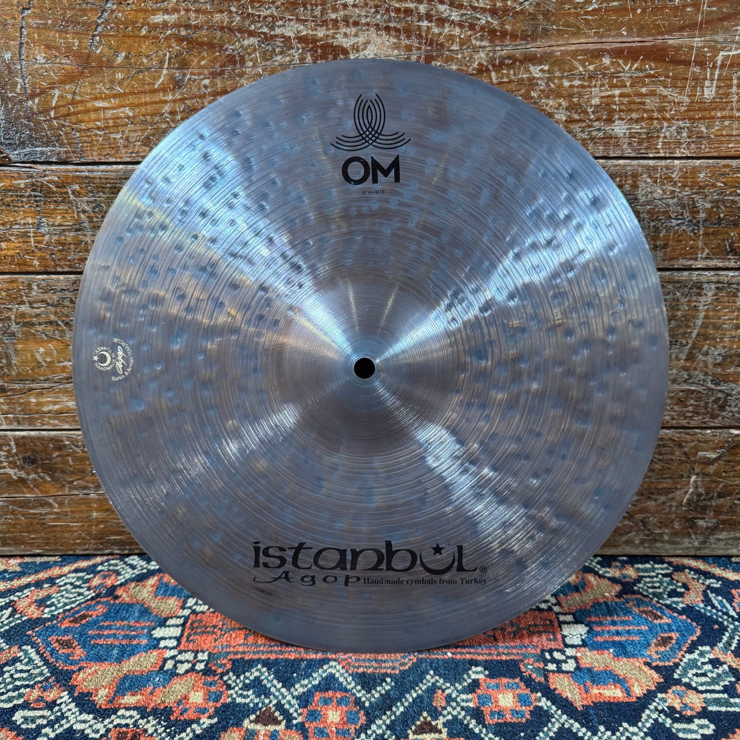 15" Istanbul Agop Om Cindy Blackman Santana Hi-Hat Cymbal Pair 942g/1146g *Video Demo*