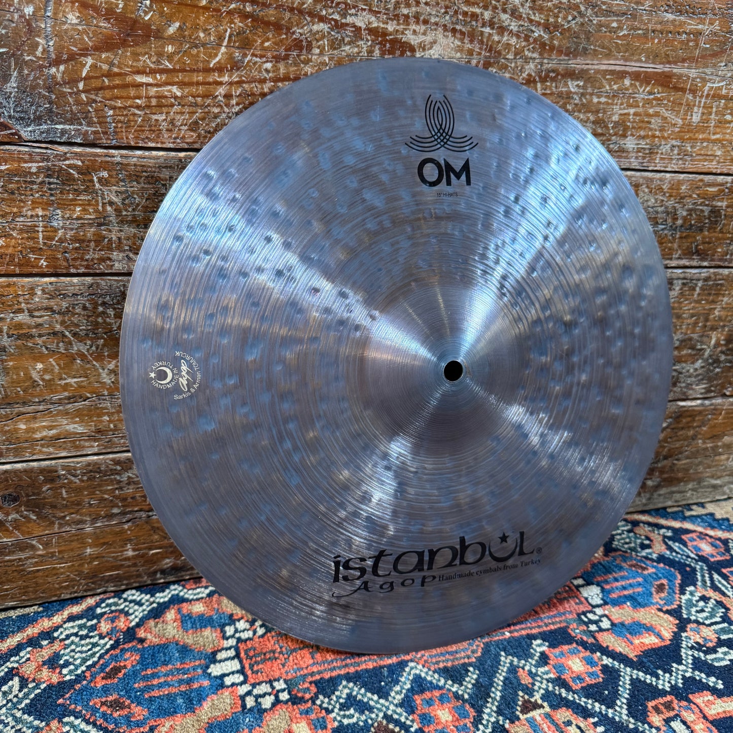 15" Istanbul Agop Om Cindy Blackman Santana Hi-Hat Cymbal Pair 942g/1146g *Video Demo*